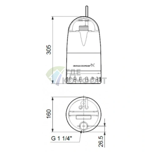 Дренажный насос Grundfos Unilift CC 7 A1 - фото 4