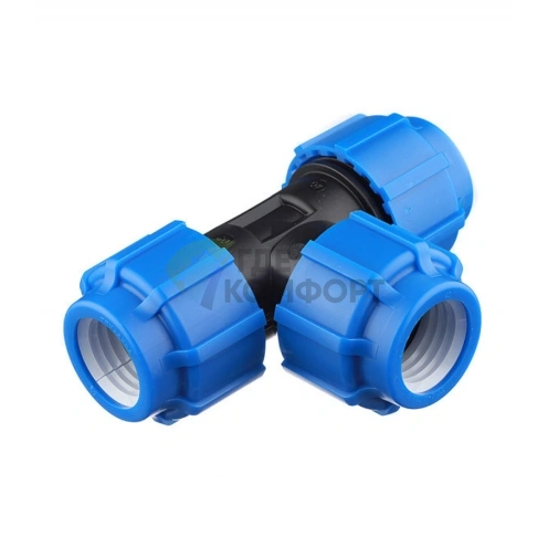 Тройник 40 ПНД Политэк - фото 1