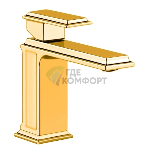 Смеситель для раковины Gessi Eleganza однорычажный золотой (46002#080) - фото 1