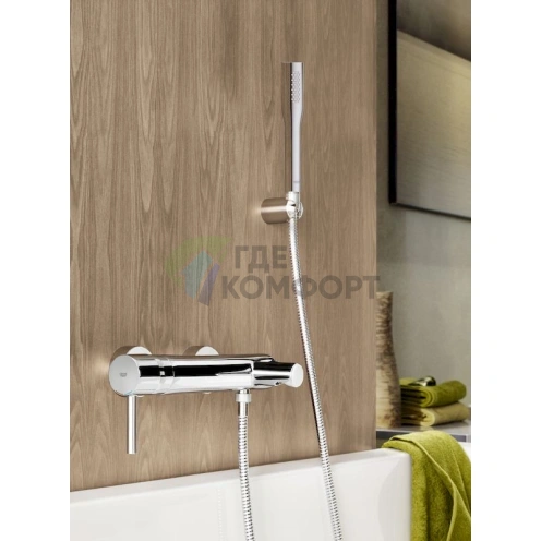 Смеситель Grohe Atrio 32652001 для ванны с душем и функцией Rapid Clean - фото 3