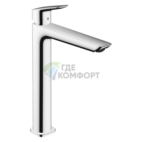 Смеситель для раковины Hansgrohe Logis 240 F хром без дивертора (71258000) - фото 1