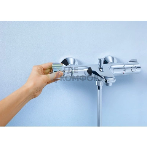 Готовое решение для ванной: термостат Grohe Grohtherm 800 и душевая лейка Tempesta New 100 - фото 4