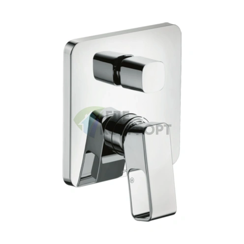 Встраиваемый однорычажный смеситель для ванны AX Urquiola (хром) (11425000) - фото 1