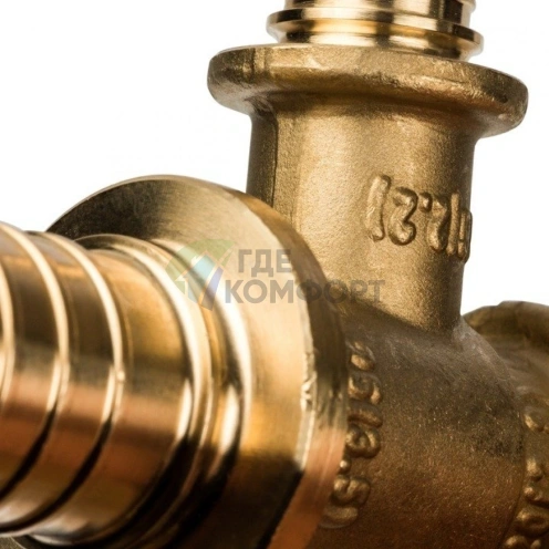 Stout Тройник переходной 25x16x20 для труб из сшитого полиэтилена аксиальный - фото 13