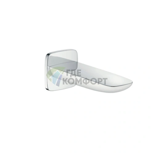 Излив для ванны Hansgrohe PuraVida 196 мм (белый/хром) (15412400) - фото 1
