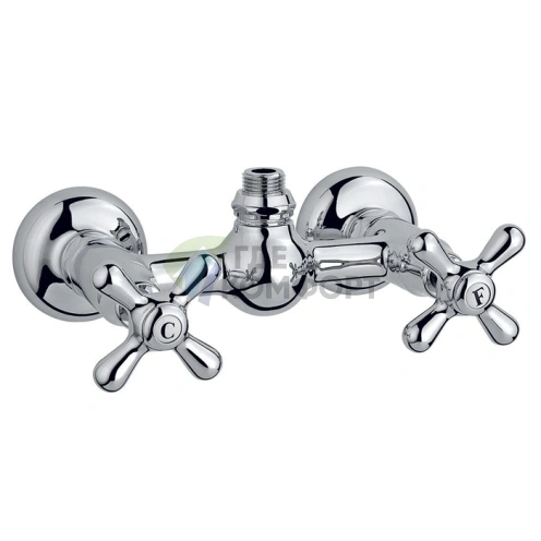 Смеситель для душа Nicolazzi Nuova Brenta с двумя ручками и верхним подключением (2525CR) - фото 1