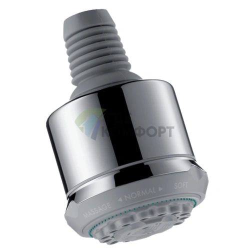 Верхний душ HG Clubmaster: 3 режима струи, шарнирное соединение, хром (28496000) - фото 1