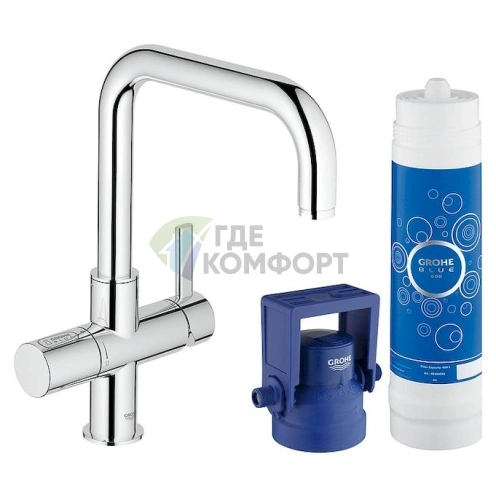 Кухонный смеситель Grohe Blue Pure 31299001 - фото 1