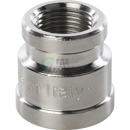 Муфта STOUT ВВ 1/2 x 3/8 никелированная - фото 3