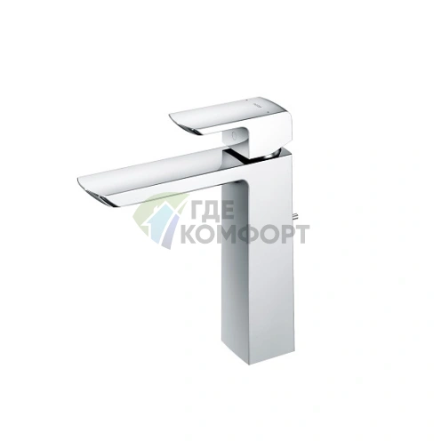 Смеситель TOTO SG/Jewelhex для накладной раковины с донным клапаном Comfort Glide — Хром (TLG02304R) - фото 1