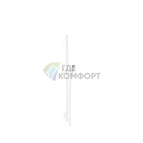 Душевая штанга HG UnicaS Puro 65 см, матовый белый (28632700) - фото 1