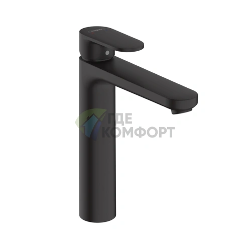 Смеситель для раковины Hansgrohe Vernis Blend матовый черный (71552670) - фото 1