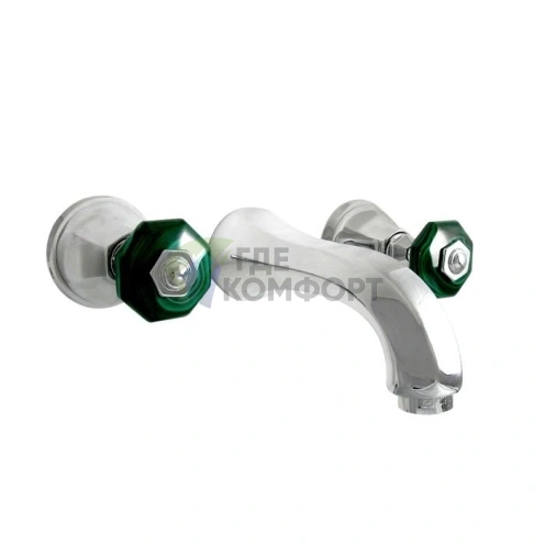 Смеситель для раковины Nicolazzi Teide Chic настенный, 3 отверстия, хром (1977CR15C) - фото 1