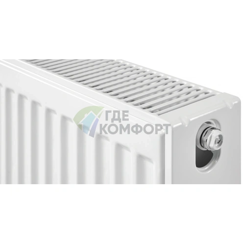 Стальной двухпанельный радиатор Axis Ventil 22 500 x 1100 с нижним подключением - фото 3