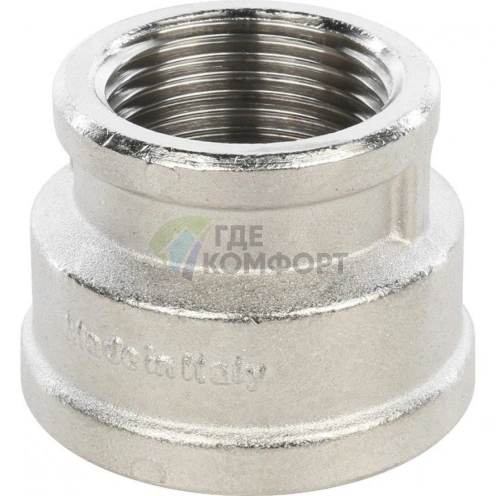Муфта STOUT ВВ 1 1/4 x 1 никелированная - фото 3