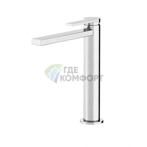 Смеситель для раковины Gattoni Color хром, высота 225 мм (8046/80CO) - фото 1