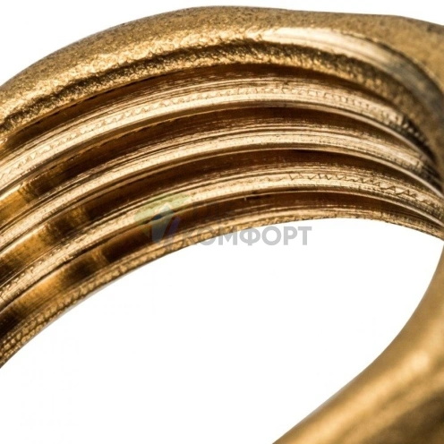 Контргайка STOUT с упором 1/2 латунная - фото 6