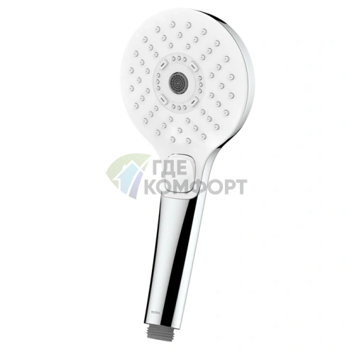 Ручной душ TOTO SHOWERS трёхрежимный Comfort Wave, Active Wave, Warm Spa, хром (TBW01011E1A) - фото 1