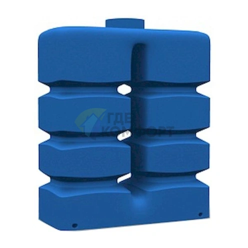 Топливный бак Элгад ПВТ 1800Д с выходами под топливную обвязку - фото 1