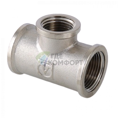 Тройник переходной с внутренней резьбой 1x3/4x1 Valtec - фото 1