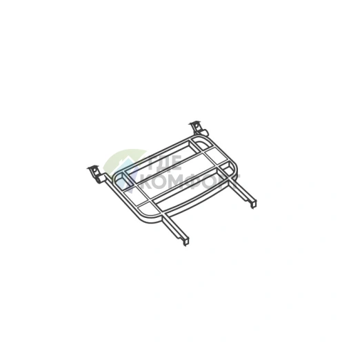 Решетка для мойки SANIT 60001, цвет антрацит - фото 2