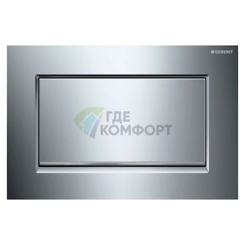 Кнопка смыва Geberit Sigma 30 115.893.KY.1 для подвесного унитаза, хром - фото 1