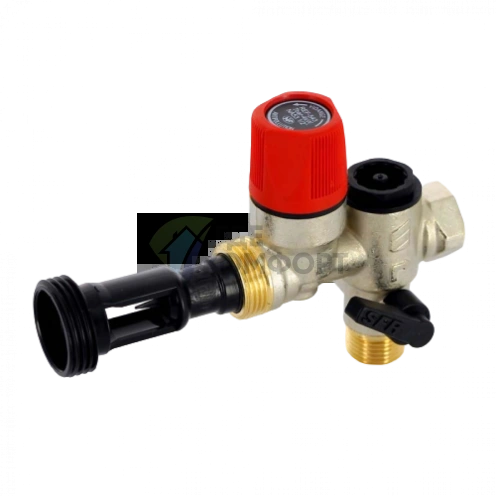 Группа безопасности бойлера SFR/NA 1/2 (7 бар) с направляющей для слива Watts - фото 1