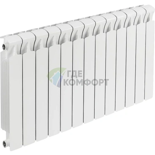 Биметаллический радиатор RIFAR Monolit Ventil 500 13 секций НП правое фото 1