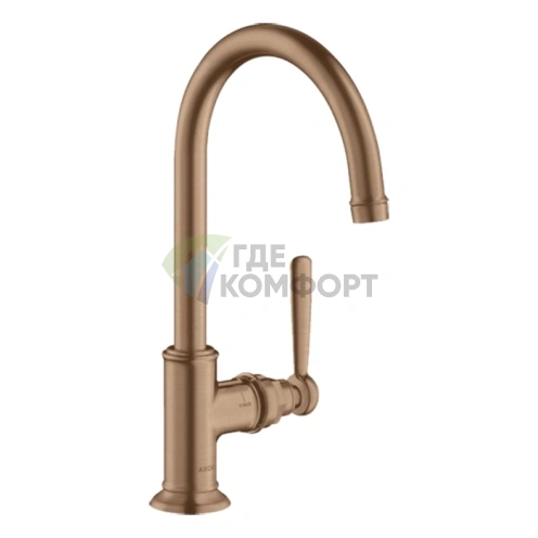 Смеситель для раковины AX Montreux 210, цвет «Шлифованное красное золото» (16518310) - фото 1