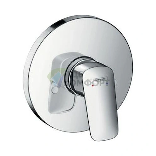 Смеситель для душа Hansgrohe Logis 71666000: комплект с внутренней частью - фото 1