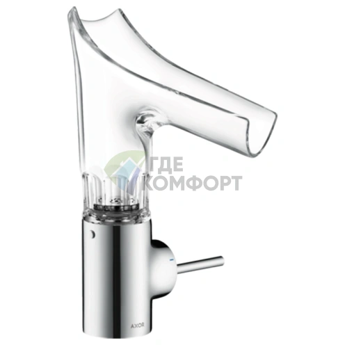 Смеситель для раковины AX Starck V 140 однорычажный хром (12123000) - фото 1