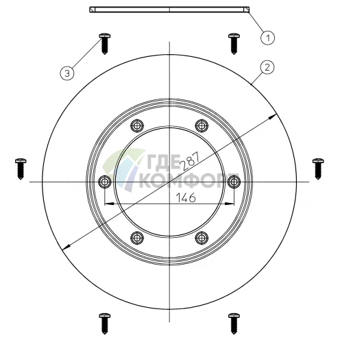 Гидроизоляционный фланец HL8300.P - фото 2