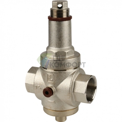 Редуктор давления ВВ 1 1/4 с отверстием под аксиальный манометр Itap фото 1