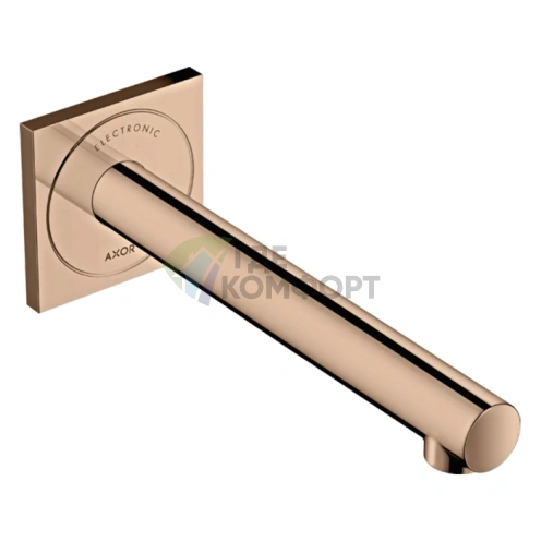 Электронный смеситель AX Uno в полированном рубиновом золоте (45111300) - фото 1