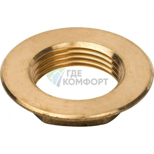 Контргайка STOUT с упором 3/4 латунная - фото 5