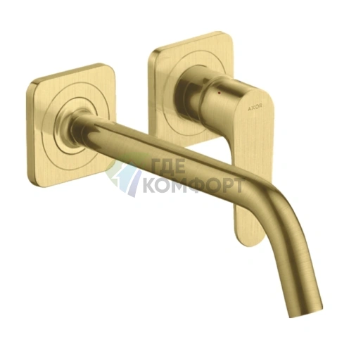 Стильный смеситель для раковины AX Citterio в шлифованной меди (34116950) - фото 1