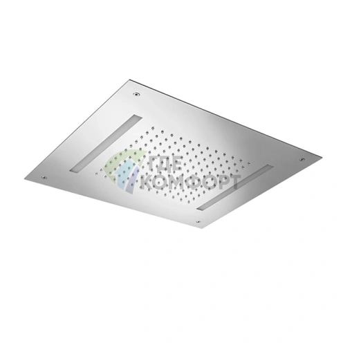 Потолочная душевая лейка с хромотерапией: релаксация и стиль из нержавеющей стали (E044197.MS) - фото 1