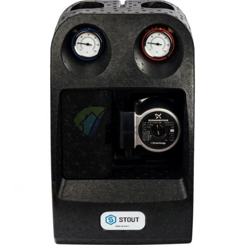 Grundfos UPS 25-65 насосная группа с термостатическим смесительным клапаном 1 - фото 3