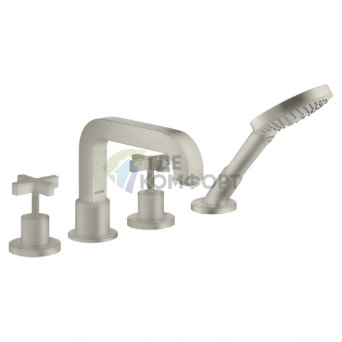 Смеситель для ванны AX Citterio из нержавеющей стали (39453800) - фото 1