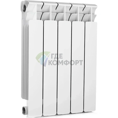 Биметаллический радиатор RIFAR Base Ventil 350 5 секций НП левое - фото 1