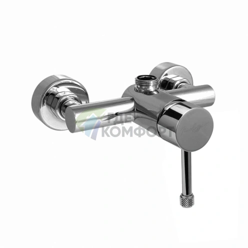 Смеситель для душа Nicolazz Arena настенный на 2 отверстия с верхним выводом 3/4 хром (3725CR56M) - фото 1