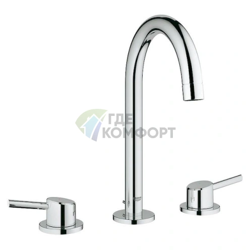 Стильный смеситель Grohe Concetto для умывальника с хромированным покрытием - фото 1