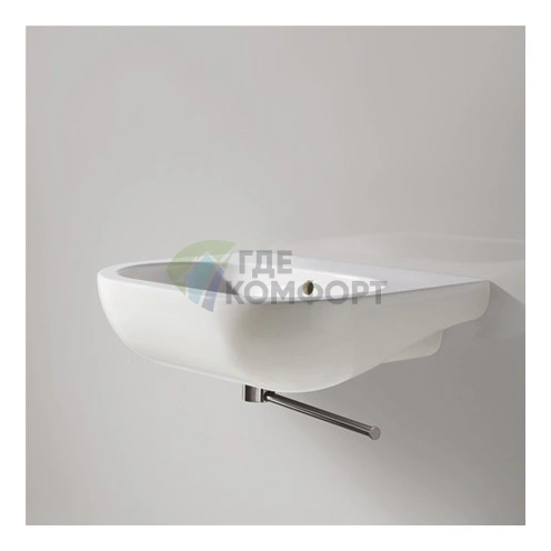 Раковина AZZURRA NUVOLA 60x45 см белая с отверстием под смеситель - фото 1