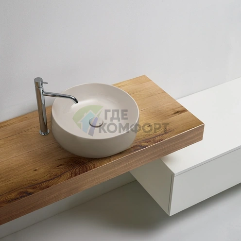 Раковина-чаша Kerasan Nolita 40x15 см без отверстия, цвет Nocciola (534481) - фото 1