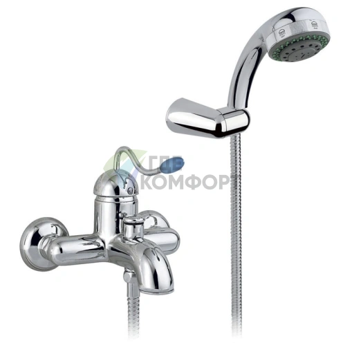 Смеситель для ванны с душем Nicolazzi Signal настенный, 3 отверстия, хром (3401CR20) - фото 1