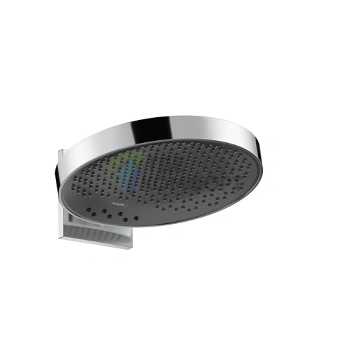 Верхний душ Hansgrohe Rainfinity 360 мм: 3 вида струи в стильном исполнении графит/хром (26234000) - фото 1