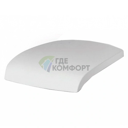 Сиденье для унитаза Artceram/Hidra HI-LINE с микролифтом, белое, хромированные петли (HIA001 01 71bi/cr) - фото 1