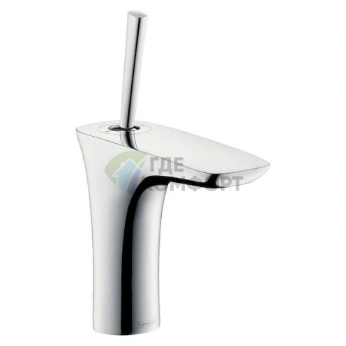 Смеситель для умывальника Hansgrohe PuraVida: стильный дизайн и надежность в хромированном исполнении - фото 1