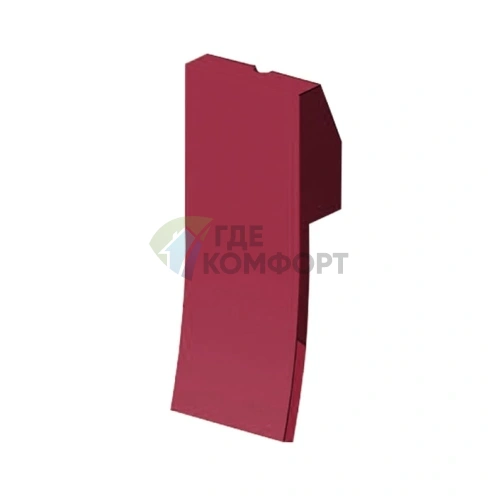 Накладка на ручку смесителя Gattoni ELY металлическая для раковин и биде Rosso Porpora (8898/88PH) - фото 1