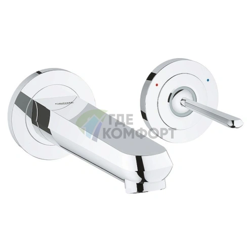 Смеситель Grohe Eurodisc Joy 19968000 для раковины: однорычажный, надежный, современный дизайн - фото 1